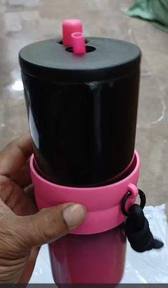 Steel Tumbler (Dual Function) | Vacuum Insulated | Assorted Color | Pack of 1