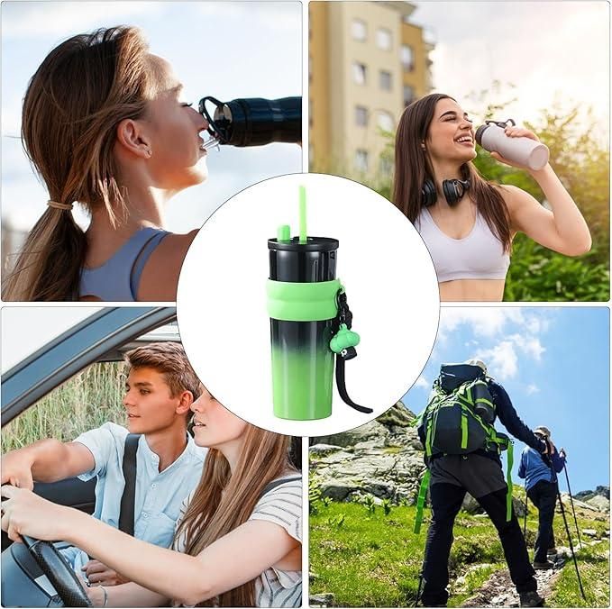 Steel Tumbler (Dual Function) | Vacuum Insulated | Assorted Color | Pack of 1